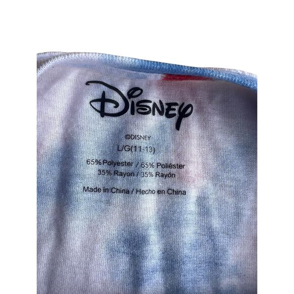Disney Stitch Kid's Children Patriotic Tie Dye T-Shirt 3D Large (11/13) 4th July - Picture 3 of 5